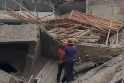 Bangunan di Ponpes Al Khoziny ambruk. Foto: Tangkapan layar Instagram @infodarjo