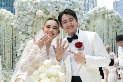 Aktris populer Amanda Manopo akhirnya resmi menikah dengan aktor Kenny Austin, Jumat (10/10/2025). Foto: IG @amandamanopo