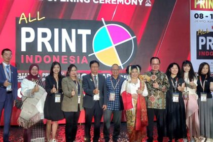 Pameran internasional ALLPrint Indonesia 2025 resmi dibuka hari ini di Hall A, B, dan C Jakarta International Expo (JIExpo) Kemayoran, Jakarta, dan akan berlangsung hingga 11 Oktober 2025. Foto: Vinolla Romadhona / Ipol.id