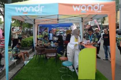 BNI menyediakan sejumlah fasilitas digital di lokasi kegiatan, seperti wondr by BNI booth, BNI Banking Café, serta jaringan merchant QRIS BNI yang tersebar di kawasan Malioboro. Foto: Dok BNI