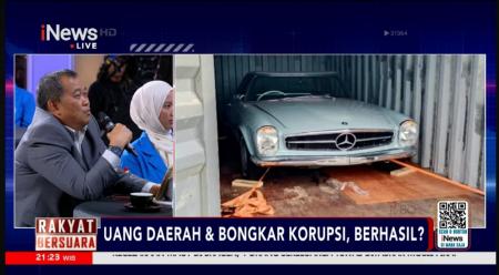 Kasus penyelundupan Mercy di Bea Cukai. Boyamin Saiman menilai Purbaya harus tegas terhadap lembaganya sendiri di Rakyat Bersuara, Selasa (28/10/2025). (Foto: screenshot)