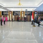 Sebanyak 27 Perwira Tinggi (Pati) Polri saat mengikuti pelaksanaan Upacara Kenaikan Pangkat ke dalam golongan Pati Polri di Rupattama Mabes Polri, Senin (6/10/2025). Foto: Ist