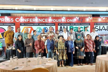 Press Conference Krista Exhibitions Gelar ALL PRINT EXPO, PRO AVL INDONESIA EXPO, ALL PACK INDONESIA DAN SIAL INTERFOOD 2025. Foto: Ipol.id/Vinolla Romadhona