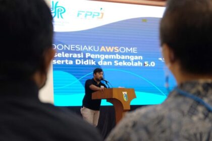 Ketua Umum Forum Pemuda Peduli Jakarta (FPPJ), Endriyansah, mengapresiasi upaya Perumda Pasar Jaya memodernisasi pasar tradisional tanpa menghilangkan nilai kerakyatan, Senin (6/10/2025). Foto: Ist