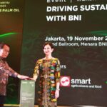 Peluncuran playbook dalam rangkaian BNI ESG & Sustainability Transition (BEST) Event 2025 bertema 'Driving Sustainability in Palm Oil Sector with BNI' di Menara BNI Pejompongan, Rabu (19/11/2025). Foto: Dok BNI