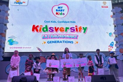 MY BABY KIDS memberikan penghargaan hadiah total jutaan rupiah, hampers eksklusif dan berkesempatan tampil di acara TV bagi ketiga pemenang utama dari ajang unjuk bakat MY BABY Kids Kidsversity 2025 berdasarkan penampilan terbaik peserta. Foto: Ist