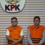 Empat tersangka baru kasus dugaan suap dan pemotongan anggaran proyek Dinas PUPR Kabupaten OKU. Foto: