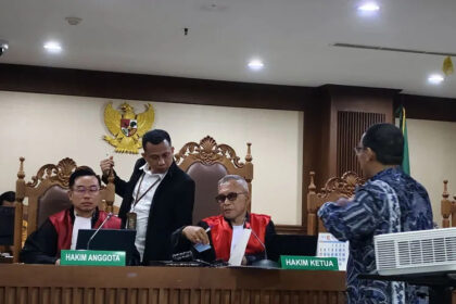 Sidang lanjutan sengketa tambang nikel antara PT Wana Karya Mandiri dan PT Position di Pengadilan Negeri Jakarta Pusat, Rabu (5/11/2025), Foto: Ist