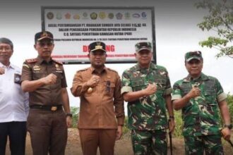 Satgas PKH tindak lahan tambang di Kaltim. Foto: Ist