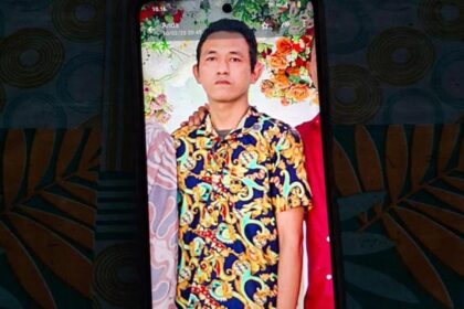 Tampang pelaku pembunuhan ayah kandung di Bandar Lampung. Foto: Ist