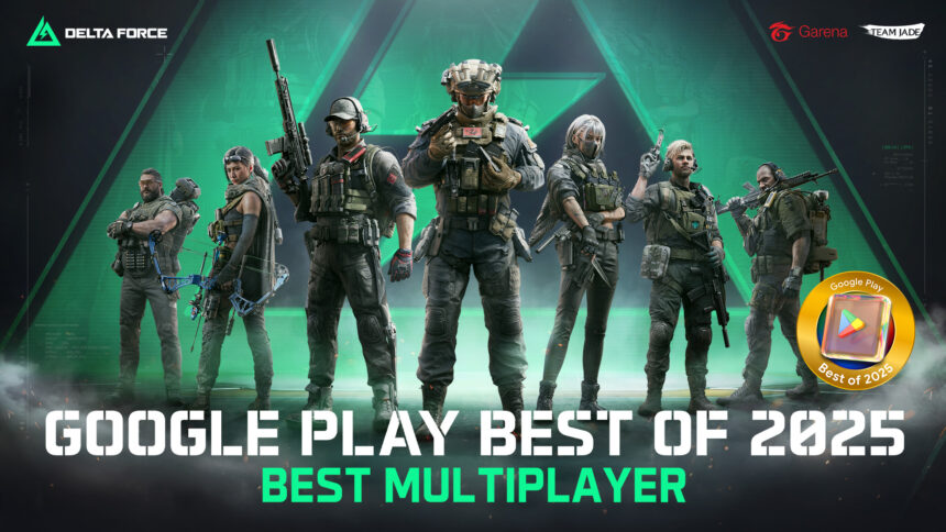 Garena, Delta Force Raih, Best Multiplayer, di Google Play’s Best of 2025