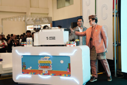 SEVP Corporate Relations Bank Mandiri M. Wisnu Trihanggodo dalam gelaran Indonesia Convention Exhibition (ICE) BSD, Tangerang, Jumat (31/10/2025). Foto: Dok Bank Mandiri