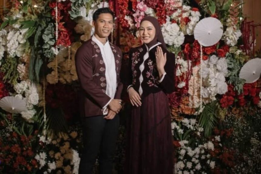 Dara Arafah resmi dilamar oleh kekasihnya, Rehan Mubarak. Foto: IG @audreyjesslyn