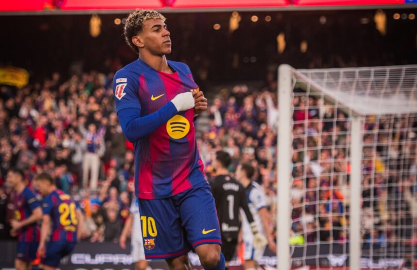 Lamine Yamal. Foto: Instagram @fcbarcelona