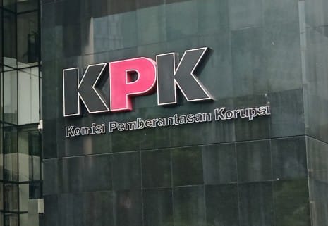 Logo Komisi Pemberantasan Korupsi (KPK) yang berlokasi di Gedung Merah Putih, Kuningan, Jaksel. Foto: Dok ipol.id/Yudha Krastawan