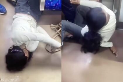 Seorang penumpang wanita mendadak mengalami kejang di dalam KRL rute Jakarta–Bogor. Petugas dan penumpang lain sigap memberikan pertolongan hingga kereta berhenti di stasiun terdekat. Foto: Tangkap layar IG @fakta.indo