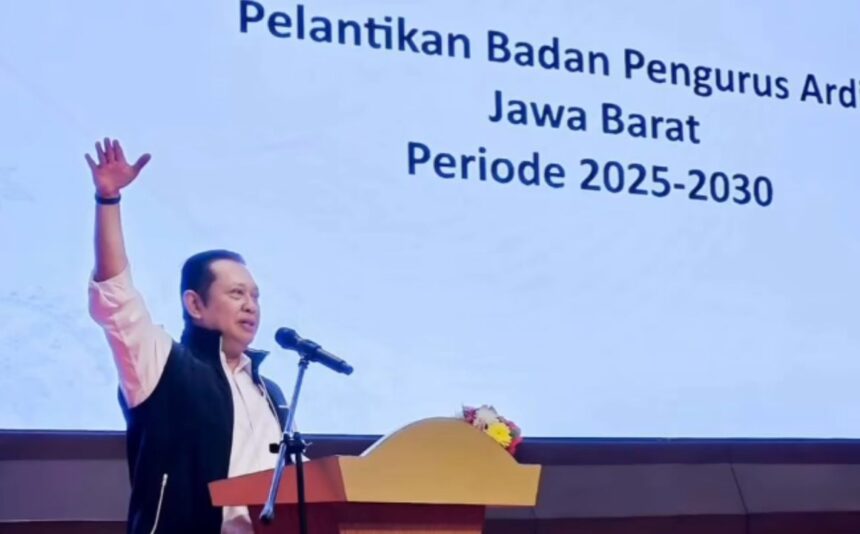 Anggota DPR RI sekaligus Ketua MPR RI ke-15 dan Wakil Ketua Umum Koordinator Bidang Politik, Pertahanan & Keamanan KADIN Indonesia, Bambang Soesatyo,