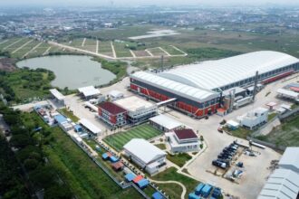 Pabrik pengolah sampah terbesar di dunia, dinyatakan telah memenuhi standar emisi Euro-6. RDF Plant Rorotan mampu mengolah 2.500 ton sampah per hari menjadi 875 ton bahan bakar RDF. Foto: Ist