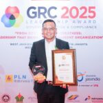 BPJS Ketenagakerjaan meraih penghargaan 5 Stars Gold pada ajang Governance, Risk & Compliance (GRC) & Leadership Award 2025, yang diselenggarakan di The Westin Hotel, Jakarta.