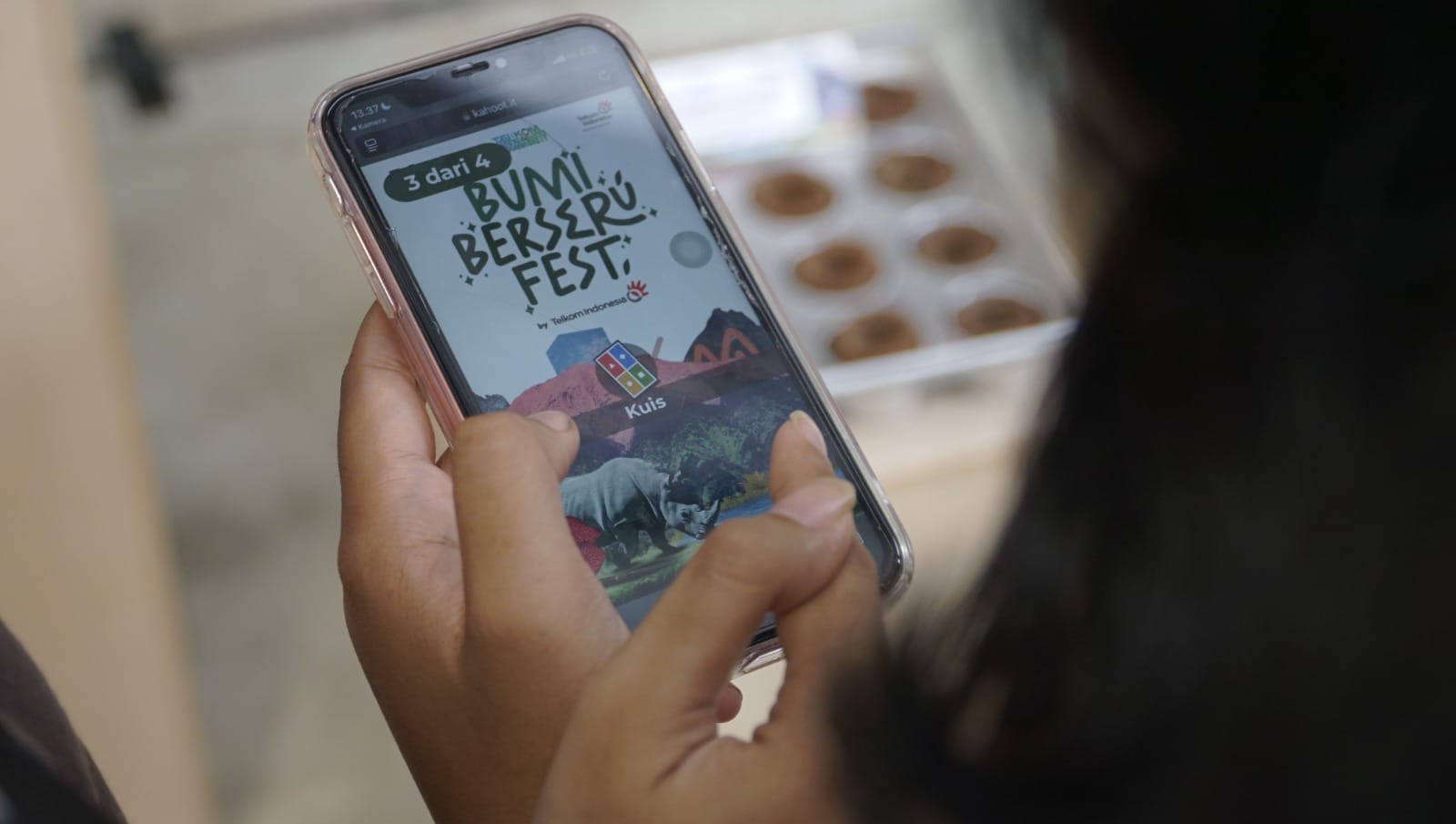 Salah satu aktivitas pada acara Bumi Berseru Fest 2025. Foto: Telkom Indonesia