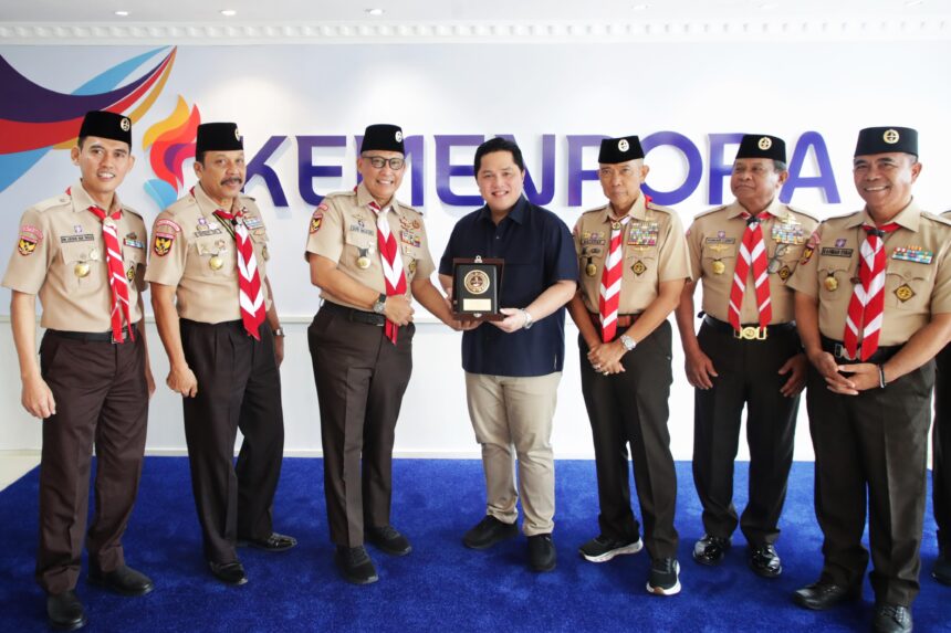 Menpora Erick Sinergikan Program Kemenpora, Program Kwarnas Hingga Lahirkan Saka Olahraga