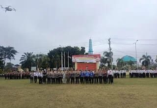 Polres Mura, gelar Apel Persiapan, Operasi Zebra MUSI 2025