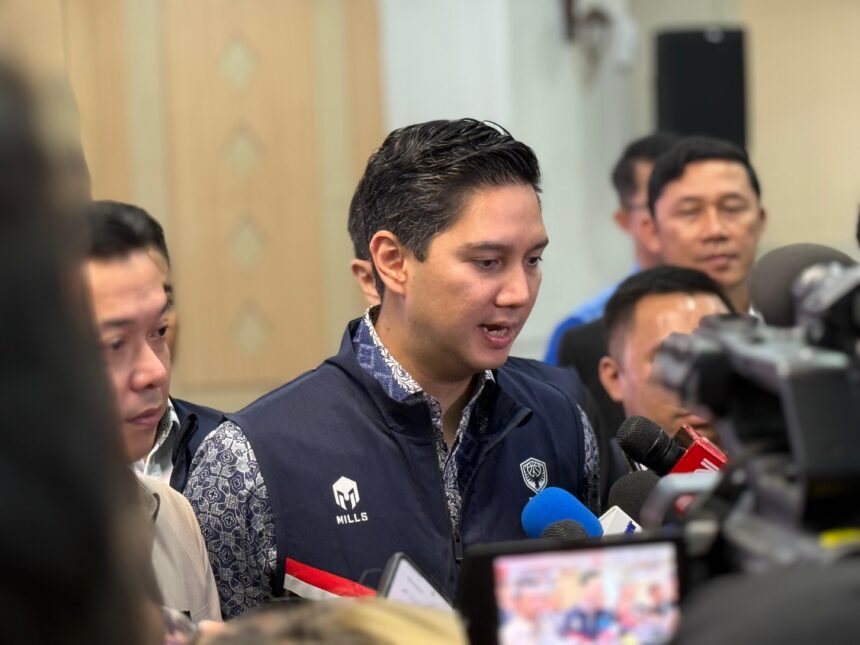 Budisatrio Djiwandono, Lantik Serentak Pengurus DPD PERBASI..foto/Perbasi