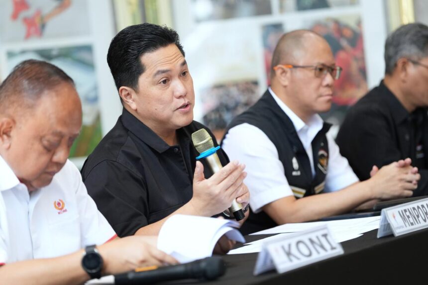 Kirim 996 Atlet ke SEA Games 2025, Menpora Erick Tegaskan Seluruh Cabor Harus Berkontribusi Medali