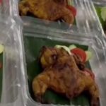 Ayam bakakak yang dibuat program Makan Bergizi Gratis (MBG) di Desa Pagundan, Kecamatan Lebakwangi, Kabupaten Kuningan. Foto: Tangkap layar Ig @radarkuningan_
