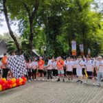Sekitar 1.400 peserta mengikuti fun walk BPK Penabur di Ancol, Jakarta Utara.(foto/IPOL)