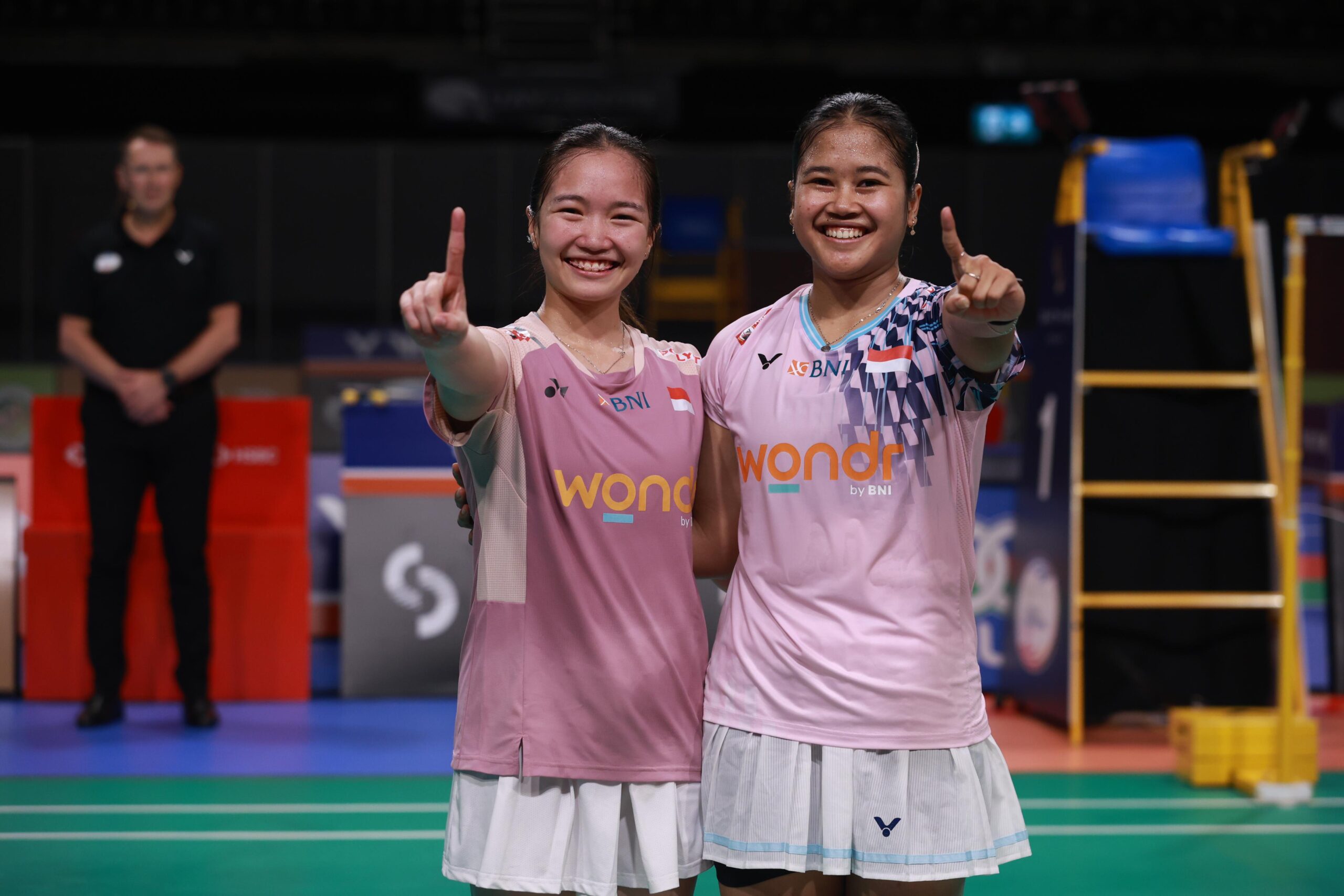 Ganda putri dan ganda putra Indonesia mencatat all Indonesian final pada Australia Open 2025 yang digelar di Sydney, 16–23 November 2025. Foto: Dok BNI 