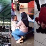 Suasana ricuh di PT Aurora World Cianjur ketika belasan karyawan wanita mendadak histeris. Foto: Tangkap layar IG @infobdgbaratcimahi
