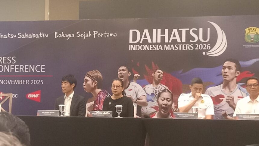 Daihatsu Indonesia Masters yang akan digelar pada 20–25 Januari 2026 di Istora Gelora Bung Karno, Senayan, Jakarta. 