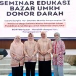 Seminar “Peran Strategis DWP dalam Pendidikan Anak Bangsa untuk Indonesia Emas 2045” di Gedung Balairung Rudini, Kampus Institut Pemerintahan Dalam Negeri (IPDN) Jatinangor, Kabupaten Sumedang, Jawa Barat, Rabu (26/11/2025).