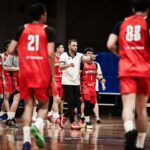 Pelatih Timnas Putra Senior Dave Singleton mengaku cukup puas usai uji coba melawan Select Team di Bogor, Jabar. Humas Perbasi