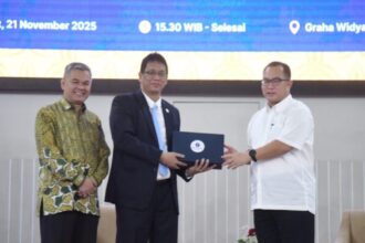 Menkeu Purbaya Yudhi Sadewa dalam Kuliah Umum di Grha Widya Wisuda, Kampus IPB Dramaga. Foto: IPB