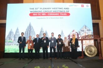 The 33rd Plenary Meeting and Working Group Meetings of ISO/TC 189 Ceramic Tiles di Yogyakarta. Foto: Dok Humas