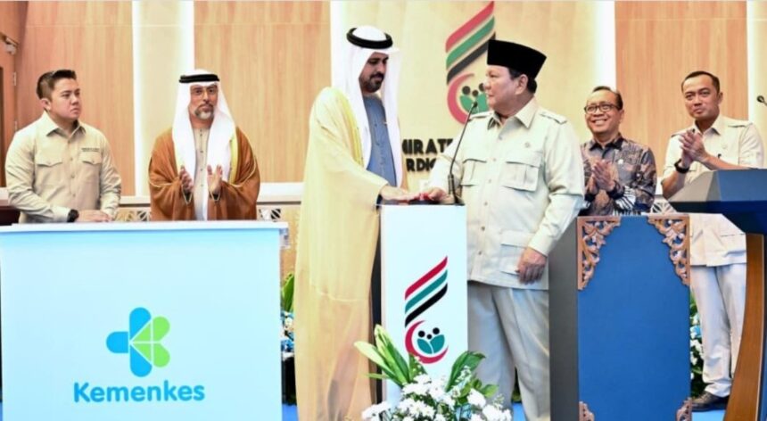 Presiden Prabowo Subianto meresmikan RS Kardiologi Emirates–Indonesia di Kota Surakarta pada Rabu (19/11/2025). Foto: BPMI Setpres