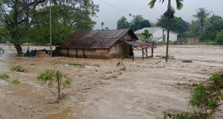 Banjir di Kabupaten Aceh Tenggara. Foto: BPBD Kabupaten Aceh Tenggara