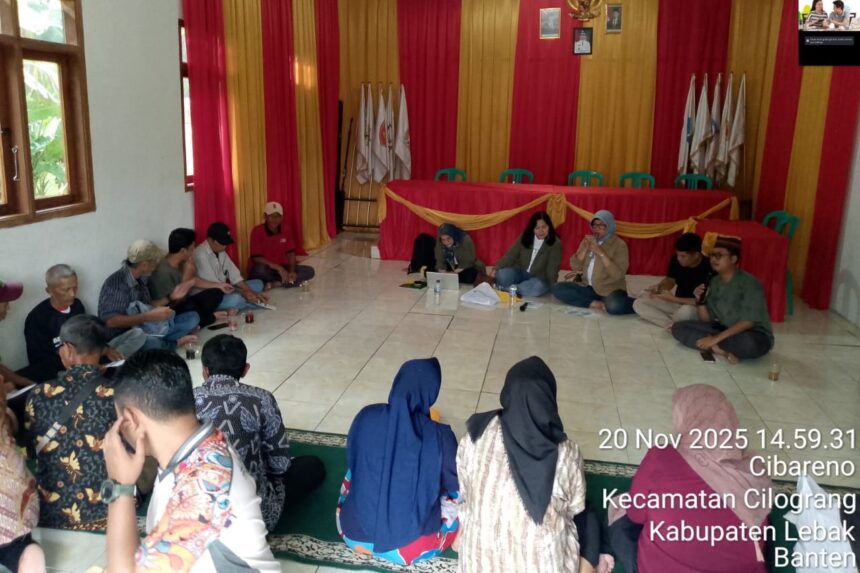 Kantor Cabang BPJS Ketenagakerjaan Jakarta Pluit menggelar sosialisasi program Jamsostek di Desa Ciberano, Kecamatan Cilograng, Kabupaten Lebak, Banten. Foto: Ist
