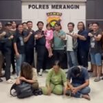 Tersangka penculikan Bilqis Ramadhani diamankan polisi setelah sempat melarikan diri. Foto: IG @fakta.indo