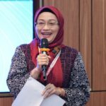 Direktur AdMedika Dian Prambini saat memberikan sambutan pada acara penandatanganan Perjanjian Kerja Sama (PKS) untuk penambahan Dewan Penasihat Medis (DPM) sebagai medical expert untuk Medical Advisor Board (MAB) AdMedika pada Rabu (5/11). Foto: Telkom Indonesia