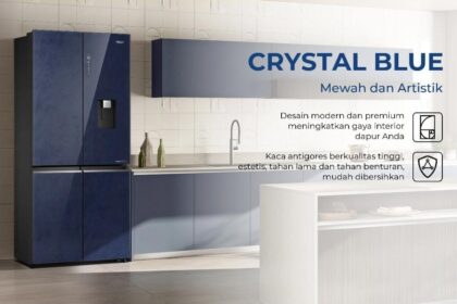 AQUA Elektronik luncurkan Kulkas AQR-TTD576RSG(CL). Foto: Ist