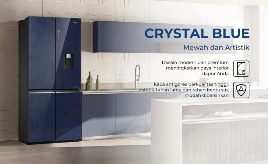 AQUA Elektronik luncurkan Kulkas AQR-TTD576RSG(CL). Foto: Ist