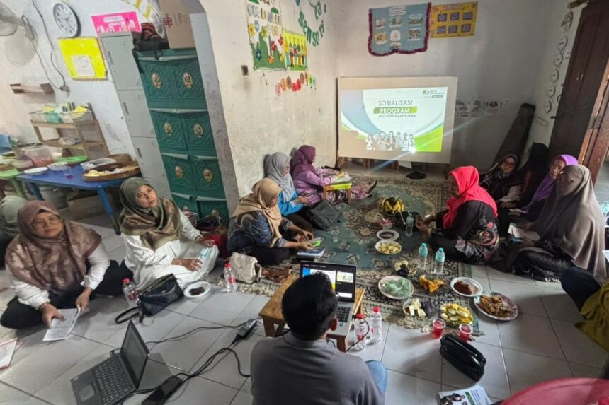 Kantor Cabang BPJS Ketenagakerjaan Jakarta Cilincing menggelar sosialisasi program perlindungan Jamsostek kepada pengurus PAUD se-Semper Timur, Jakarta Utara. Foto: Ist