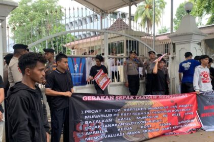 GSTM menuntut membatalkan hasil Munaslub PSTI. (Foto: ist)