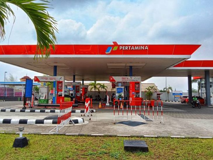 Ilustrasi, Pertamina gas station. Foto: Istcok @SUMAR TOYO
