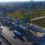 Struktur beam beton dalam konstruksi jalan tol. Foto: Adhi Beton