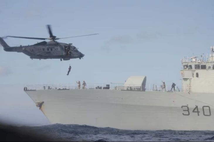 Kapal HMCS St. Johns Kanada dikerahkan ke Eropa sebagai bagian dari Grup Maritim Dua NATO dari Juli 2025 hingga Desember 2025. (Foto: NATO)