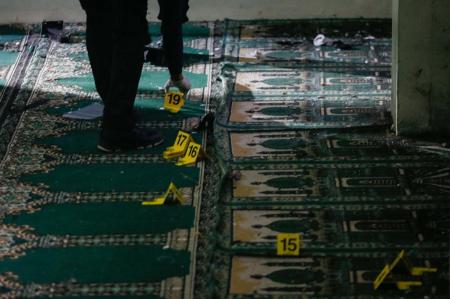 Olah TKP ledakan di SMAN 72 Jakarta, Kelapa Gading, Jakarta Utara, Jumat (7/11/2025). (Foto: ist)